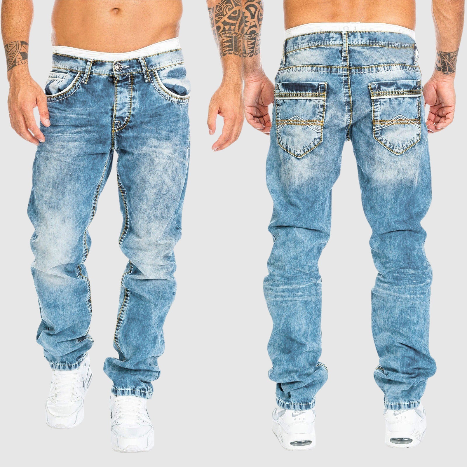 Reed | Denim Jeans Light Blue TROUSERS