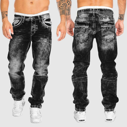 Reed | Denim Jeans Black TROUSERS