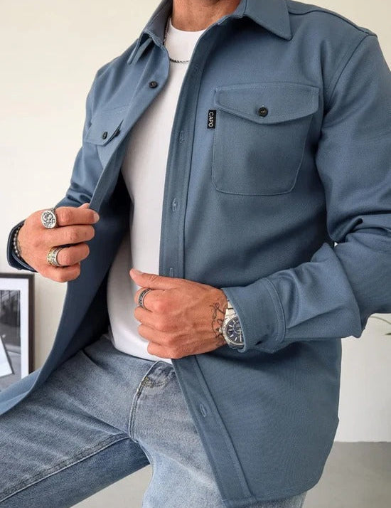 Jackey | Shirt Jacket Blue Coats & Jackets
