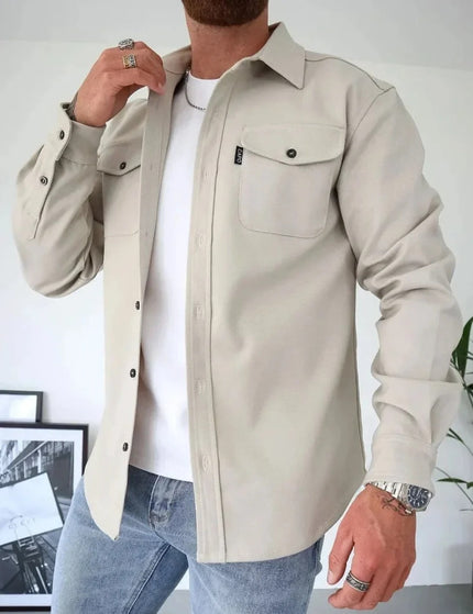 Jackey | Shirt Jacket Light Beige Coats & Jackets