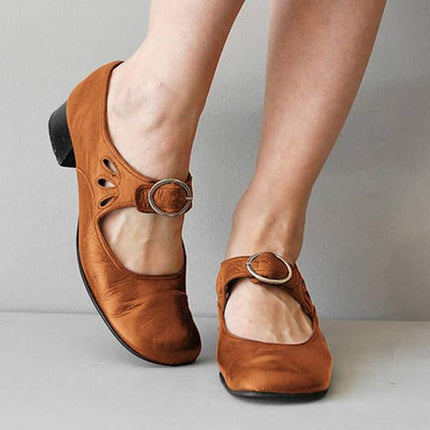 Jeni | Leather Sandals Khaki