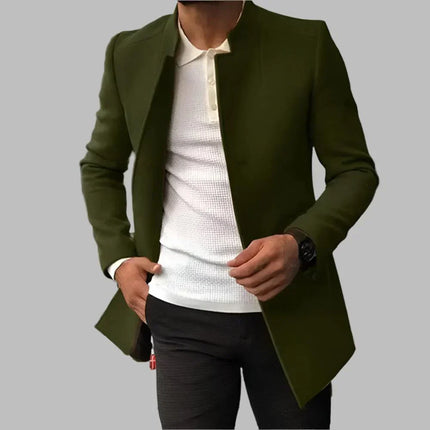 Jamie | Elegant Men's Coat Green Coats & Jackets