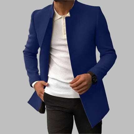 Jamie | Elegant Men's Coat Blue Coats & Jackets