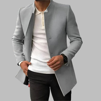 Jamie | Elegant Men's Coat Grey Coats & Jackets