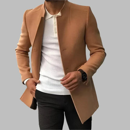Jamie | Elegant Men's Coat Brown Coats & Jackets