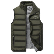 Premium Quilted Waistcoat Green Vests