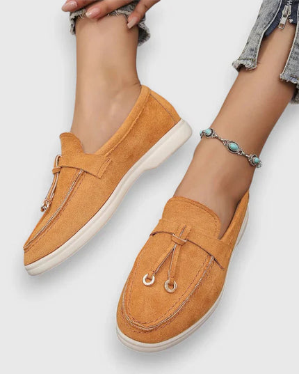 Kennedy™ – Premium Women's Loafer Orange Sandals