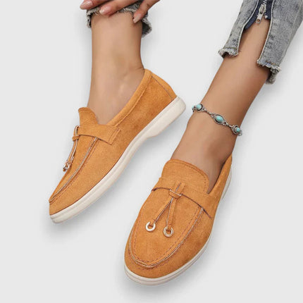 Kennedy™ – Premium Women's Loafer Orange Sandals