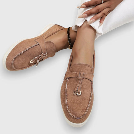 Kennedy™ – Premium Women's Loafer Brown Sandals