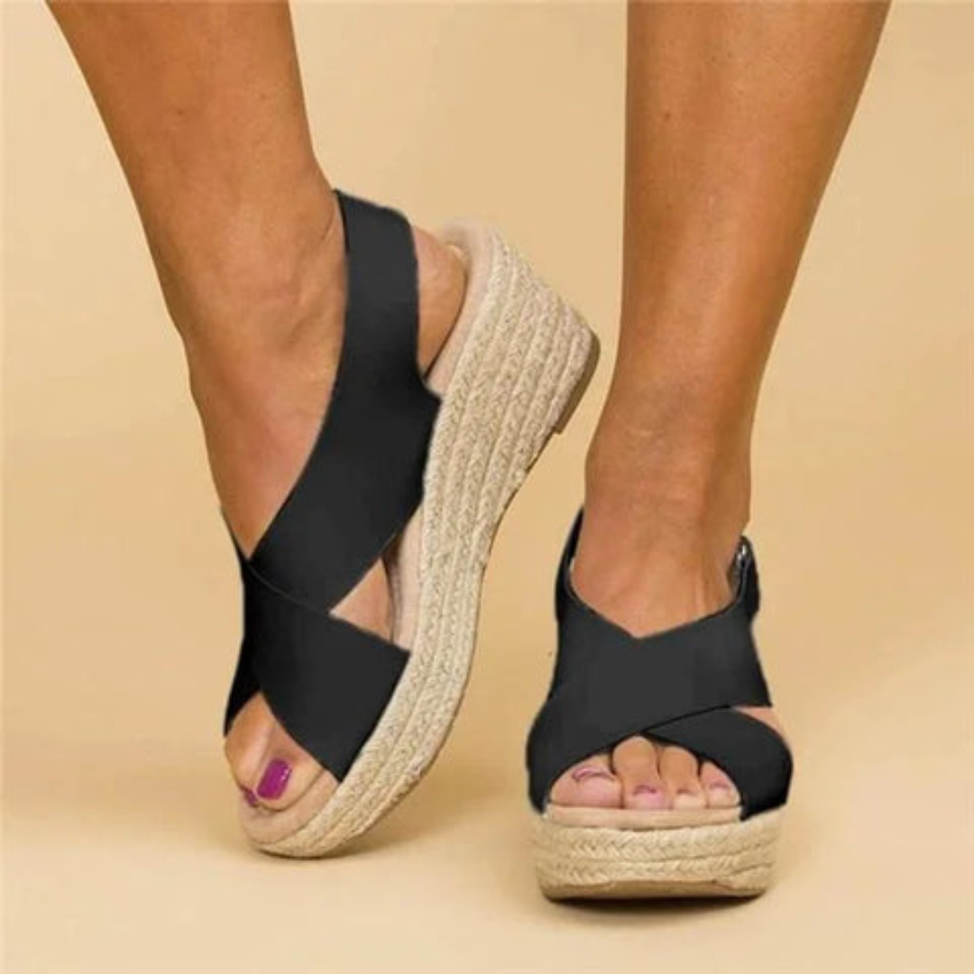 ROSIA™ Sandals | Walk in style without foot pain Black