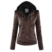 Vida | Leather Coat for Women Brown Bestseller