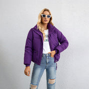 Stylish Lightweight Zipper Jacket Purple Zipper Jacket