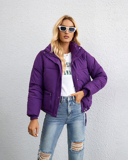 Stylish Lightweight Zipper Jacket Purple Zipper Jacket