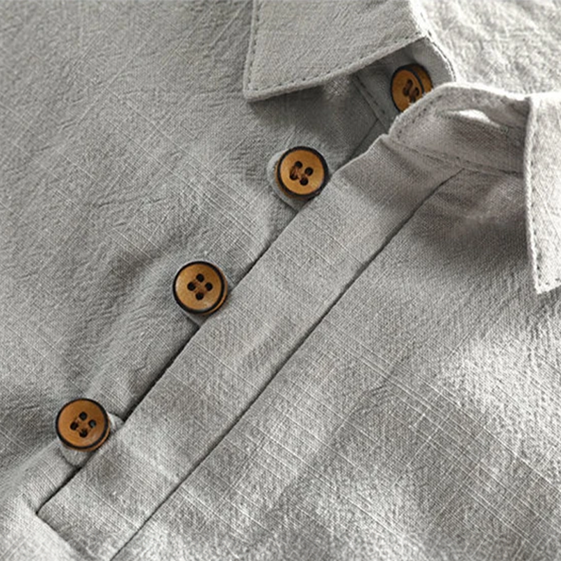 Amalfi Linen Polo Shirt Men Shirts