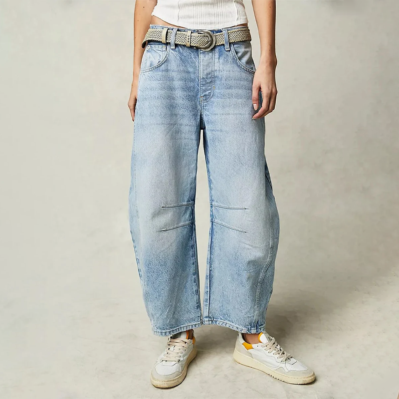 Ruby Wide leg Jeans Light Blue