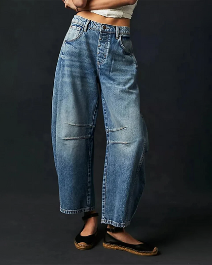 Ruby Wide leg Jeans Dark Blue