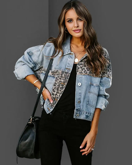Yara | Women's Elegant Leopard Print Este Jacket