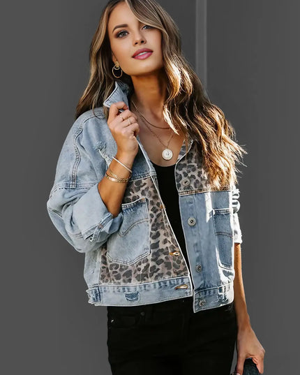 Yara | Women's Elegant Leopard Print Este Jacket