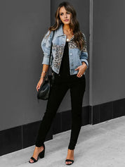 Yara | Women's Elegant Leopard Print Este Jacket