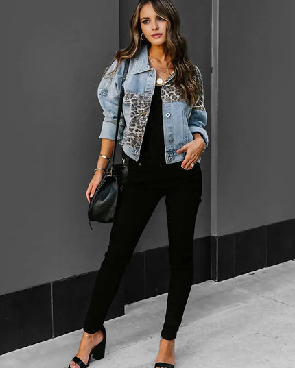 Yara | Women's Elegant Leopard Print Este Jacket