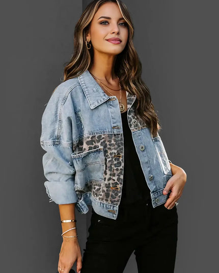 Yara | Women's Elegant Leopard Print Este Jacket