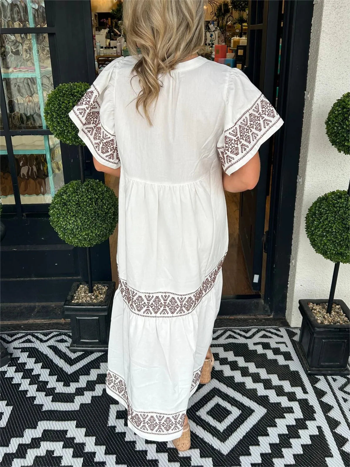 Araceli™ | Women's V-Neck Boho Dress Dress