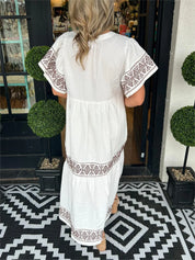 Araceli™ | Women's V-Neck Boho Dress Dress