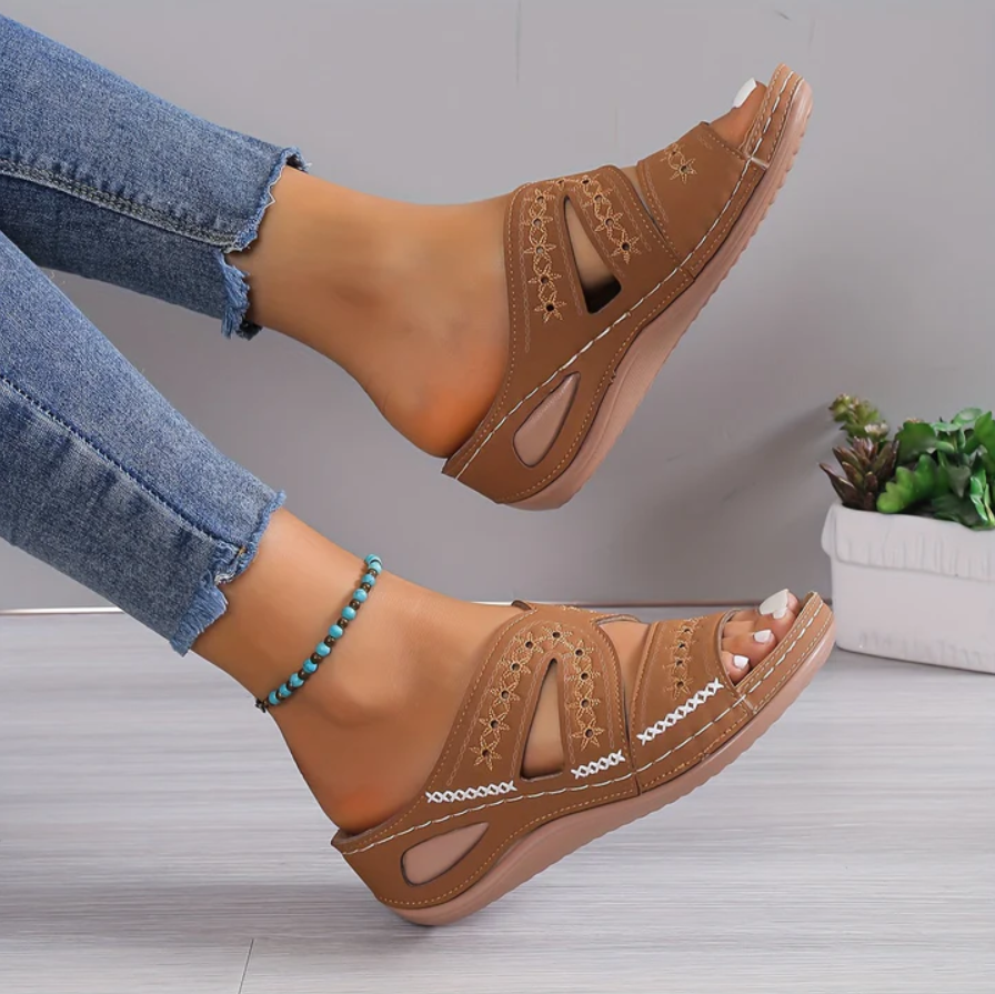 Eva | Women's Summer Sandals Brown