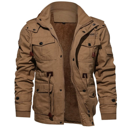 Winter Tactical Fleece Jacket Khaki Jacket