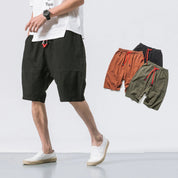 Kyoto Drift Linen Shorts Men Shorts