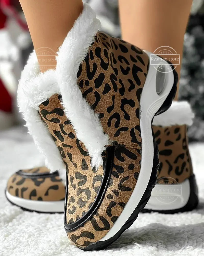 Vegan Leather Casual Ankle Boots Boots