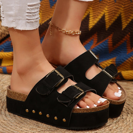 Sage Chunky Sandal Black Women's Footwear