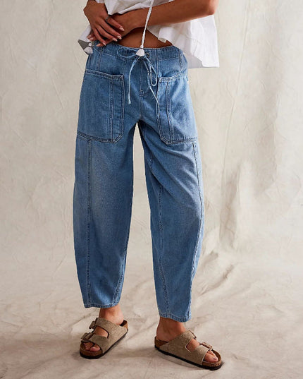Bloom Wide-Leg Jean Light Blue Women's Clothing