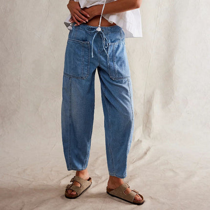 Bloom Wide-Leg Jean Light Blue Women's Clothing