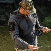 Multi-Pocket Tactical Fleece Hoodie Fleece Hoodie