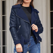Faux Suede Winter Jacket Jackets