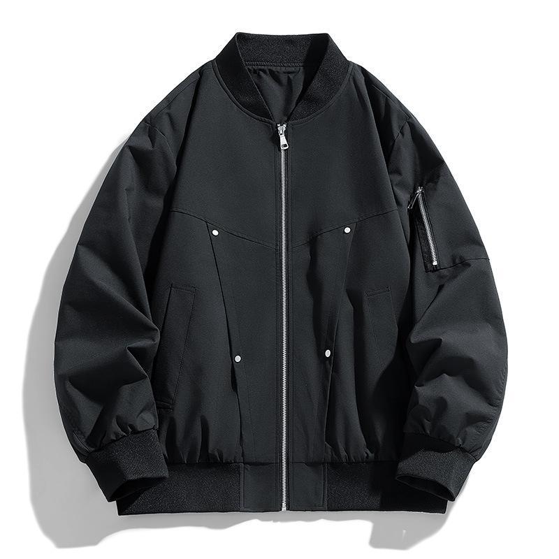 Atlas Modern Bomber Jacket Black Men's Clothing