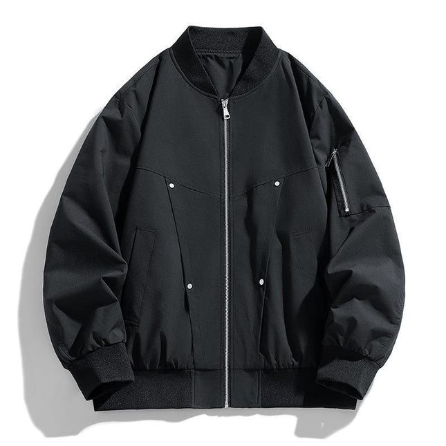Atlas Modern Bomber Jacket Black Men's Clothing