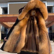 Men's Long Faux Fur Winter Coat Long Faux Fur Winter Coat