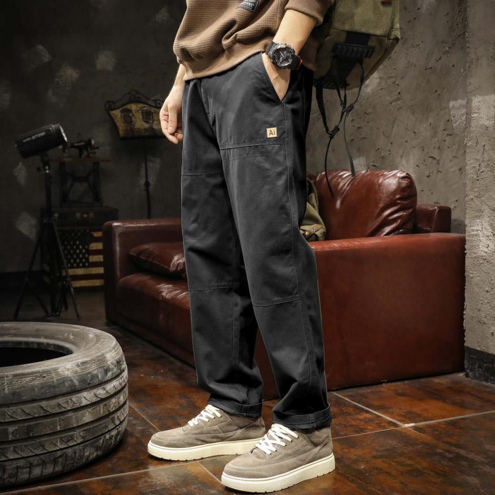 Panel Canvas Pant Black Men's Clothing