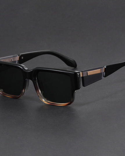 Link Fitted Sunglasses Black Leopard Men's Accessories