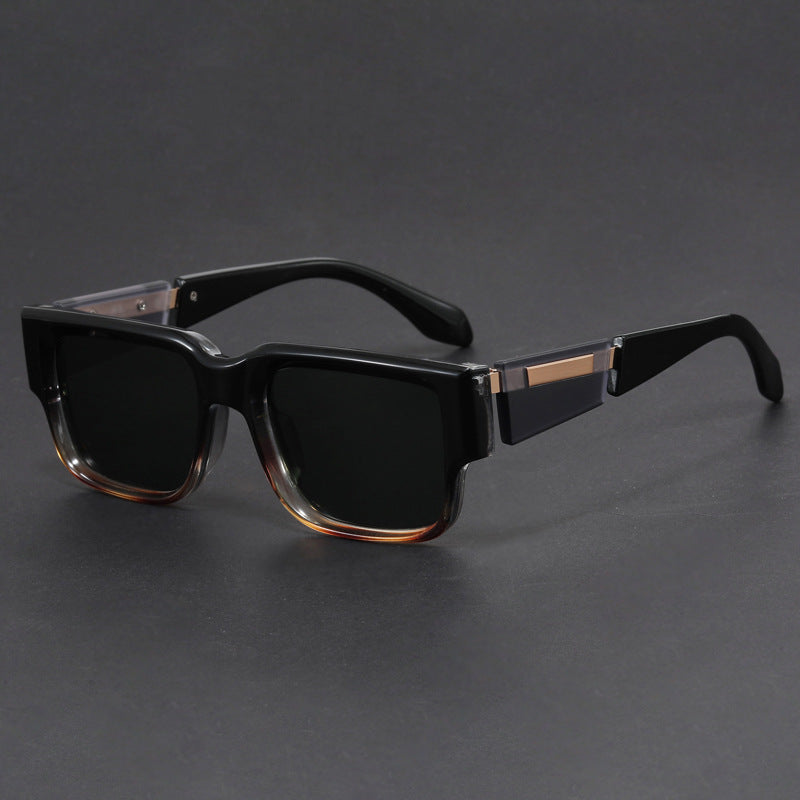 Link Fitted Sunglasses Black Leopard Men's Accessories