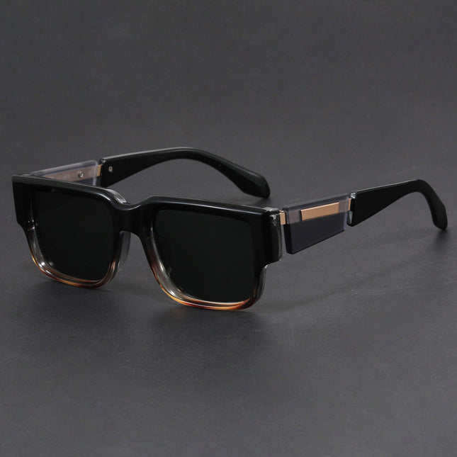 Link Fitted Sunglasses Black Leopard Men's Accessories