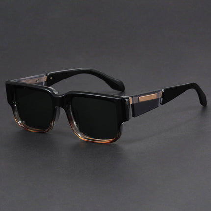 Link Fitted Sunglasses Black Leopard Men's Accessories