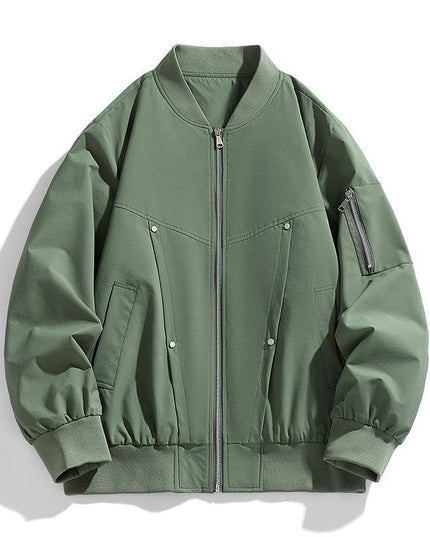 Atlas Modern Bomber Jacket Green Men's Clothing