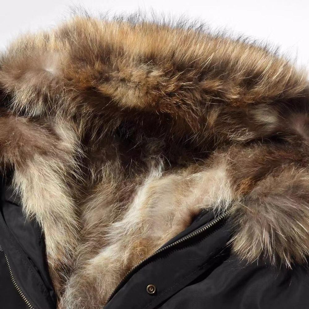 Men's Long Faux Fur Winter Coat Long Faux Fur Winter Coat