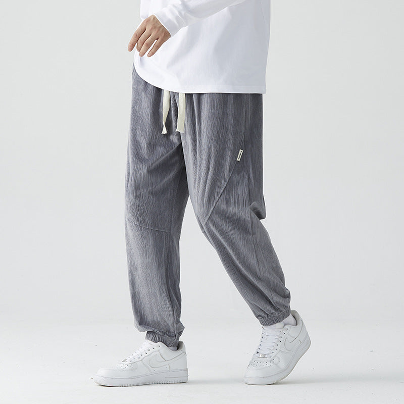 Carve Bamboo Trouser Gray Men Trousers