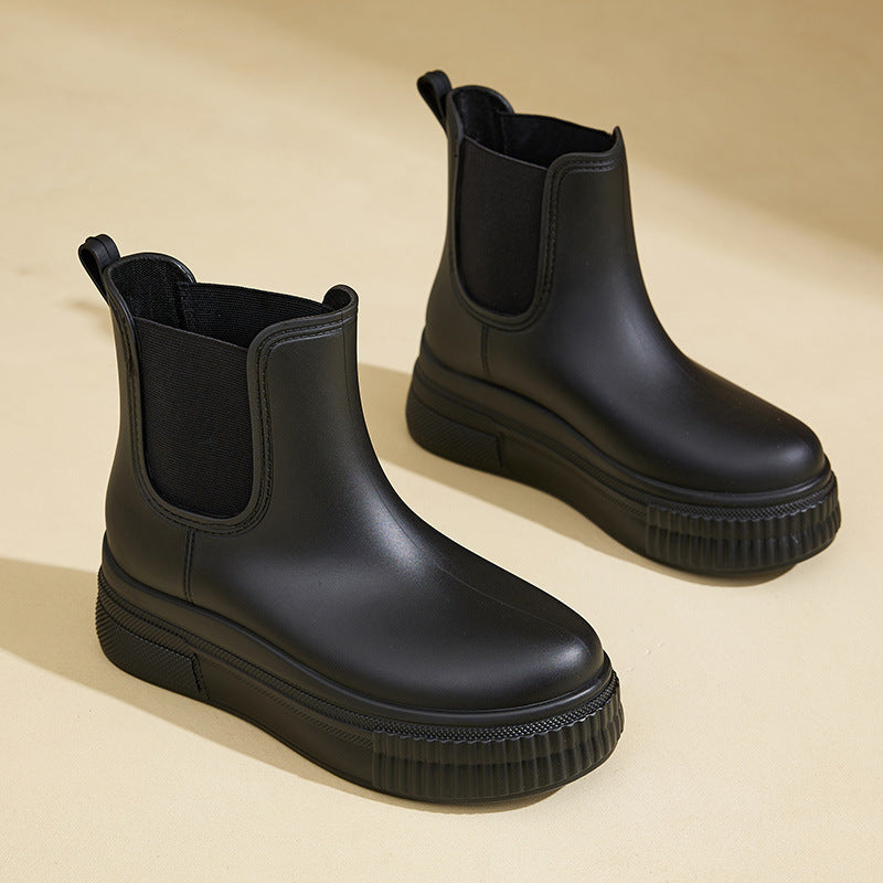 Moon Rain Boots Black Women's Footwear