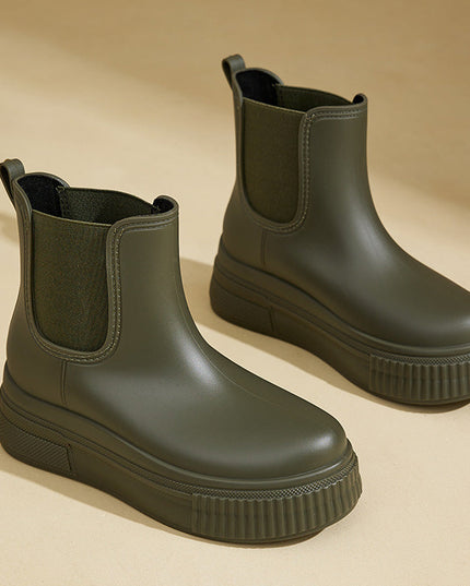 Moon Rain Boots Green Women's Footwear