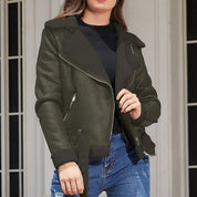 Faux Suede Winter Jacket Jackets